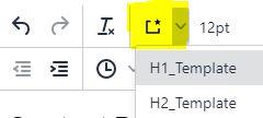Highlighted box for Featured Content 